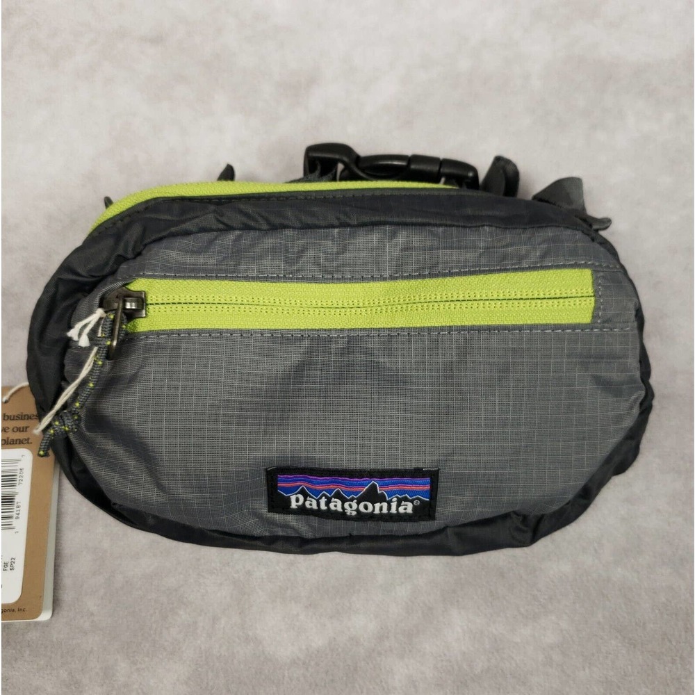 Patagonia Ultralight Black Hole Mini Hip Pack Belt Bag 1L Forge Gray